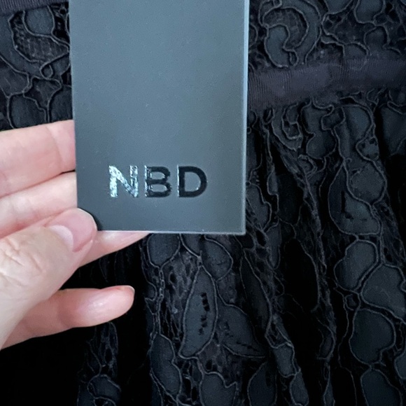 NBD - give it up black lace dress - Picture 4 of 5